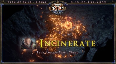 [Ritual] PoE 3.13 Templar Inquisitor Incinerate Tank Build (PC,PS4,Xbox)